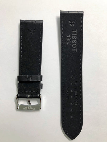 Tissot original hotsell leather strap