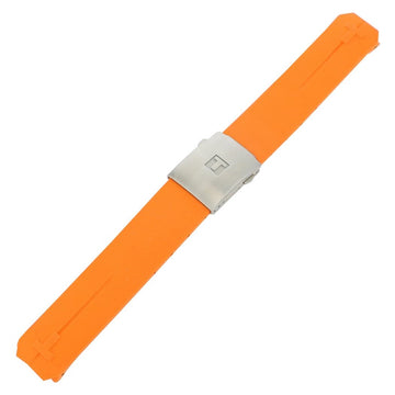 Tissot T-Touch Z253/353 orange rubber band strap - WATCHBAND EXPERT