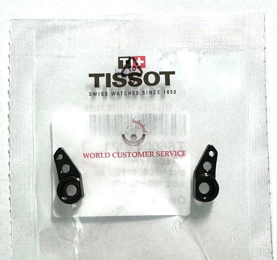 Tissot T-Race For Case-Back # T115417A, T115427A Set of 2 Black Endpiece - WATCHBAND EXPERT