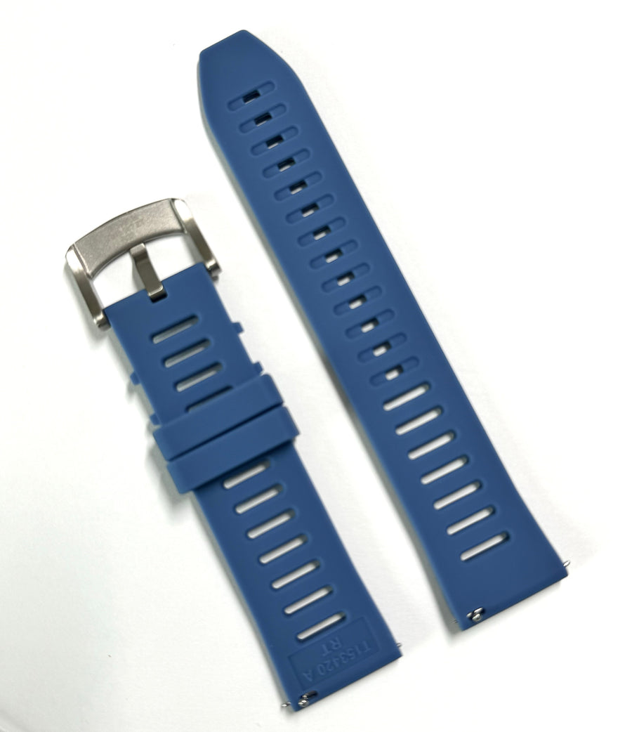 Tissot T Touch Connect T153420A Blue Rubber Band Strap - WATCHBAND EXPERT