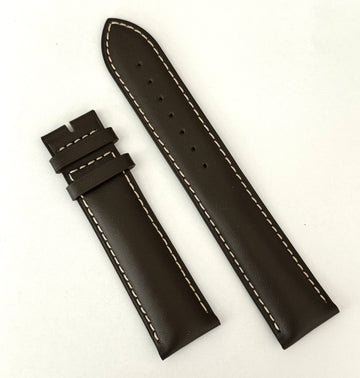 Longines 22mm Longer 85mm x 125mm BROWN Leather Band Strap