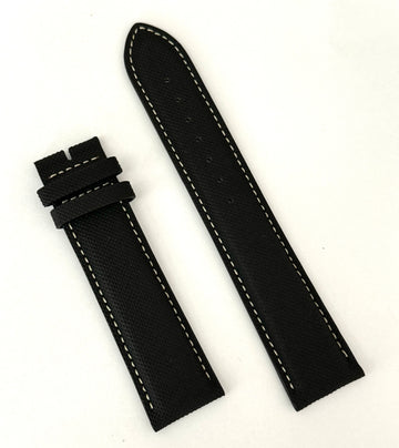 Longines 22mm Longer 85mm x 125mm Black Canvas Band Strap
