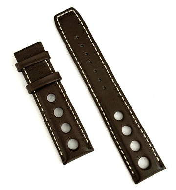 Tissot PRS516 20mm T100417A / T100430A Brown Leather Band Strap