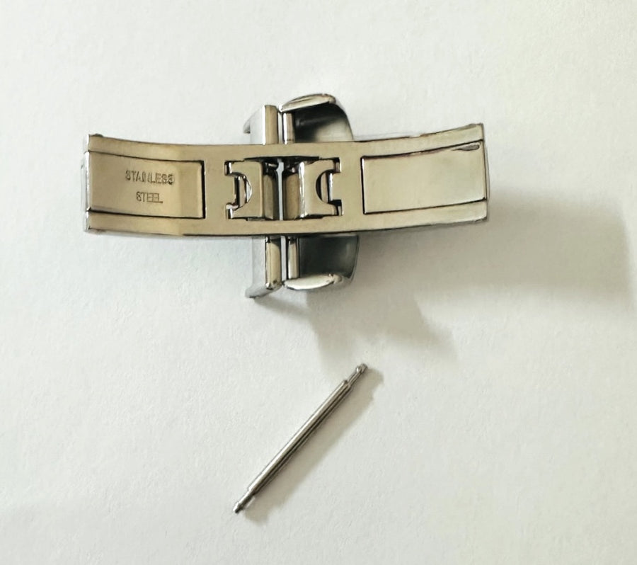 Tissot 18mm Steel Clasp Buckle - WATCHBAND EXPERT