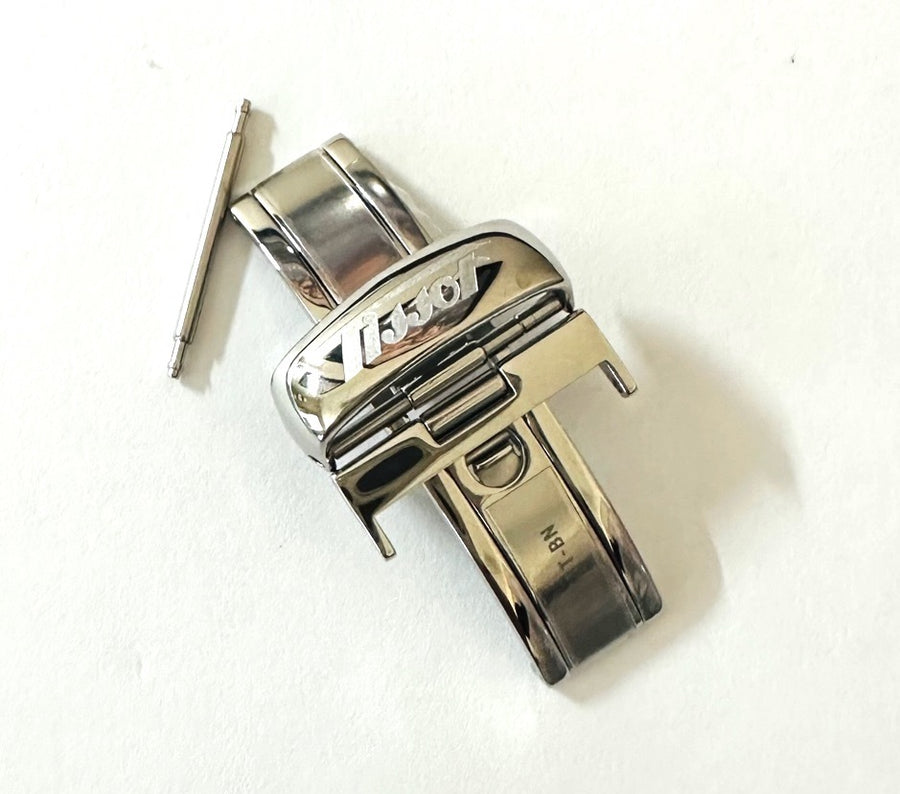 Tissot 18mm Steel Clasp Buckle - WATCHBAND EXPERT