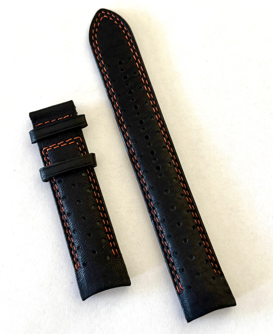 MIDO Ocean Star Model 8730 Black Leather Watch Band