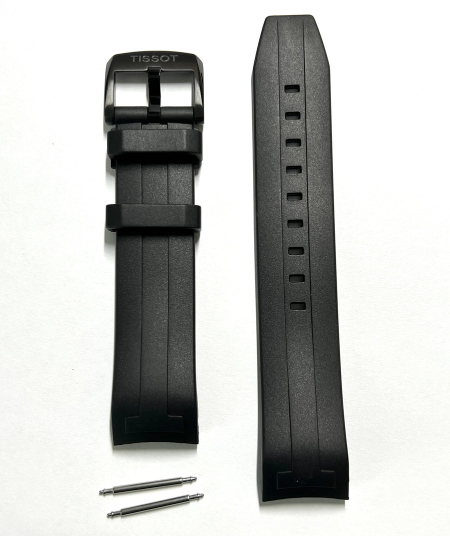 Tissot Seastar T120407A black rubber band strap | W.B.E