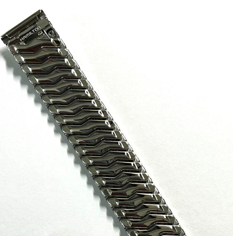 Hamilton Ventura For Case-Back # H244112 Stretchable Steel Bracelet - WATCHBAND EXPERT