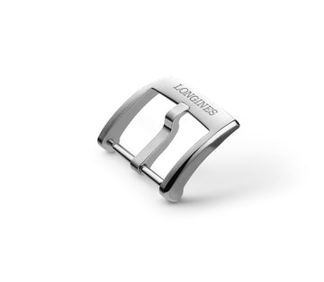 Longines Spirit 21mm Silver Watch Buckle - WATCHBAND EXPERT