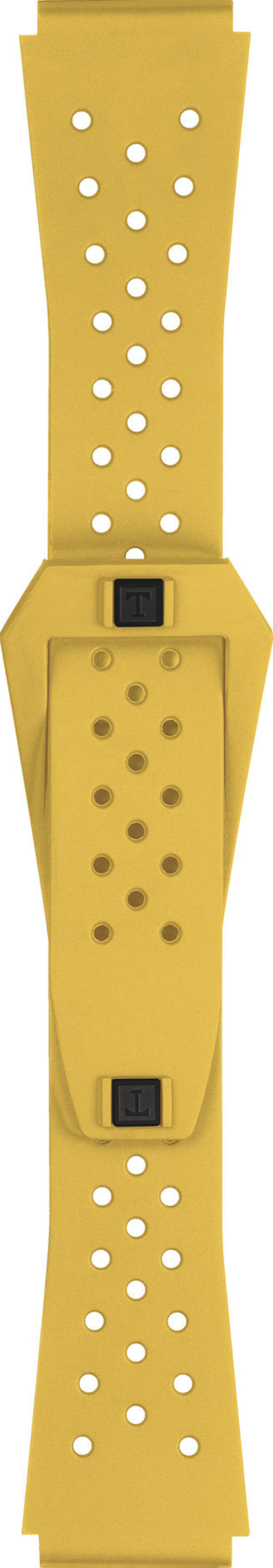 Tissot SIDERAL T145407A Yellow Rubber Band Strap