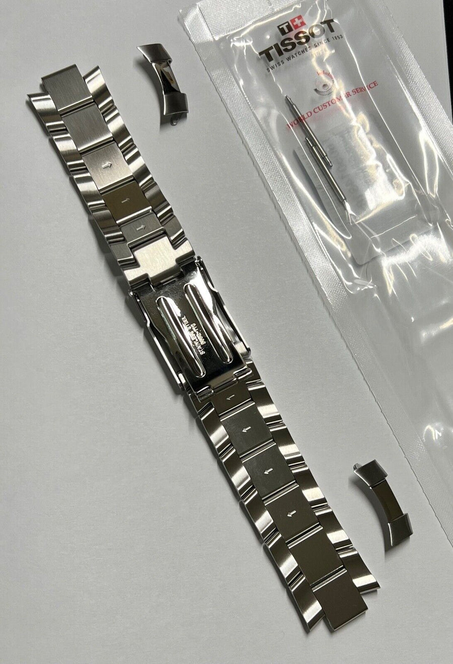 Tissot V8 T039417A T039417B steel watch band bracelet W.B.E