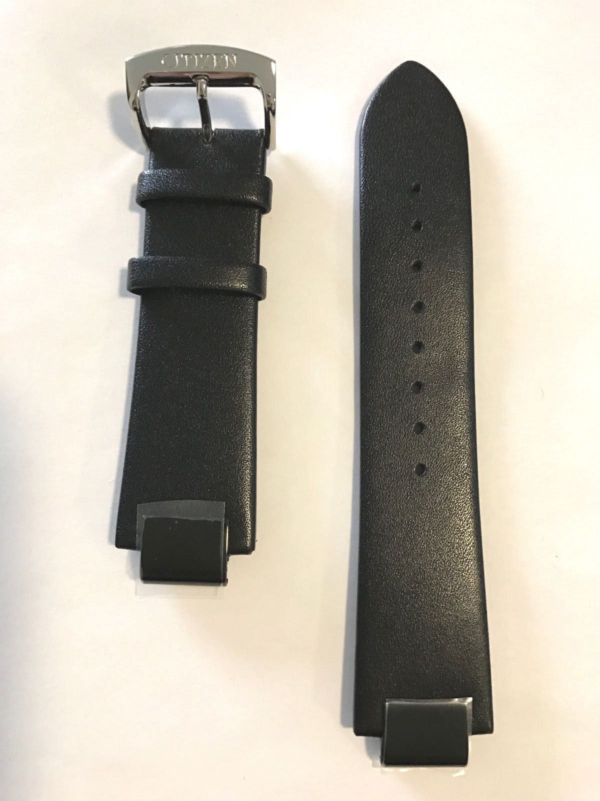 Citizen Axiom Black Leather Band Strap for Watch Model AU1065-07E