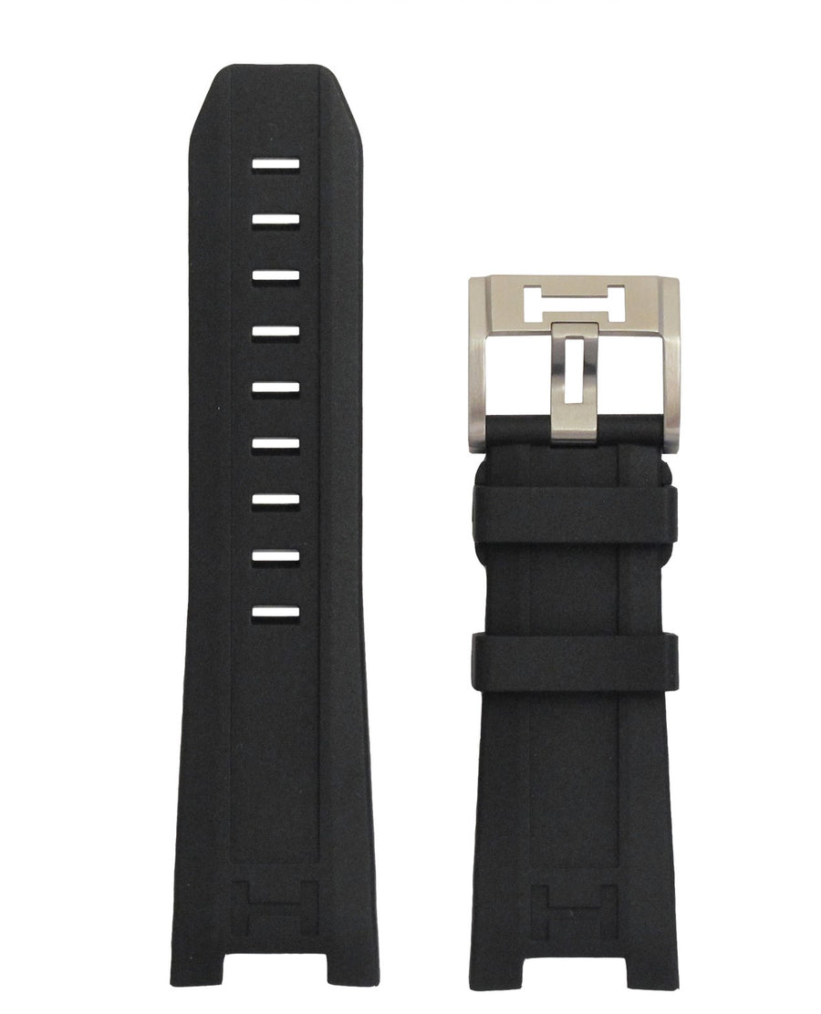 Hamilton Khaki Navy SUB Black Rubber Band H78615355 - WATCHBAND EXPERT