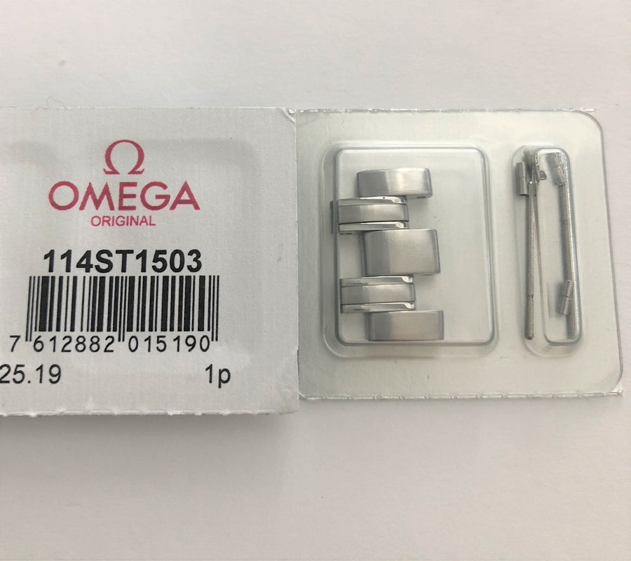 Omega Seamaster 20mm Steel Link 114ST1503 For Bracelet 1514/825 - WATCHBAND EXPERT