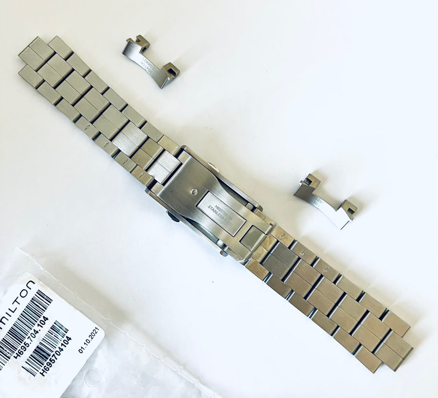 Hamilton Khaki H704550 / H704450 / H704551 Steel Watch Band - WATCHBAND EXPERT