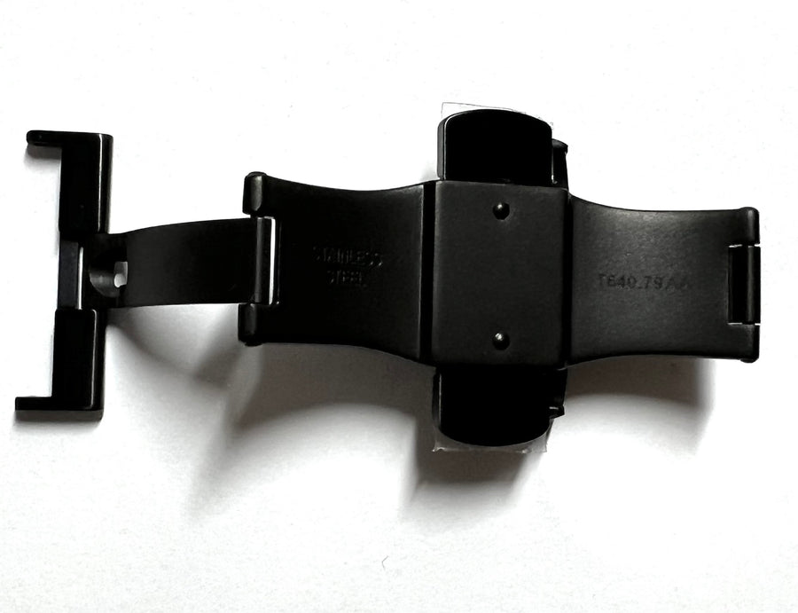 Tissot 20mm Black PVD Watch Clasp Buckle - WATCHBAND EXPERT