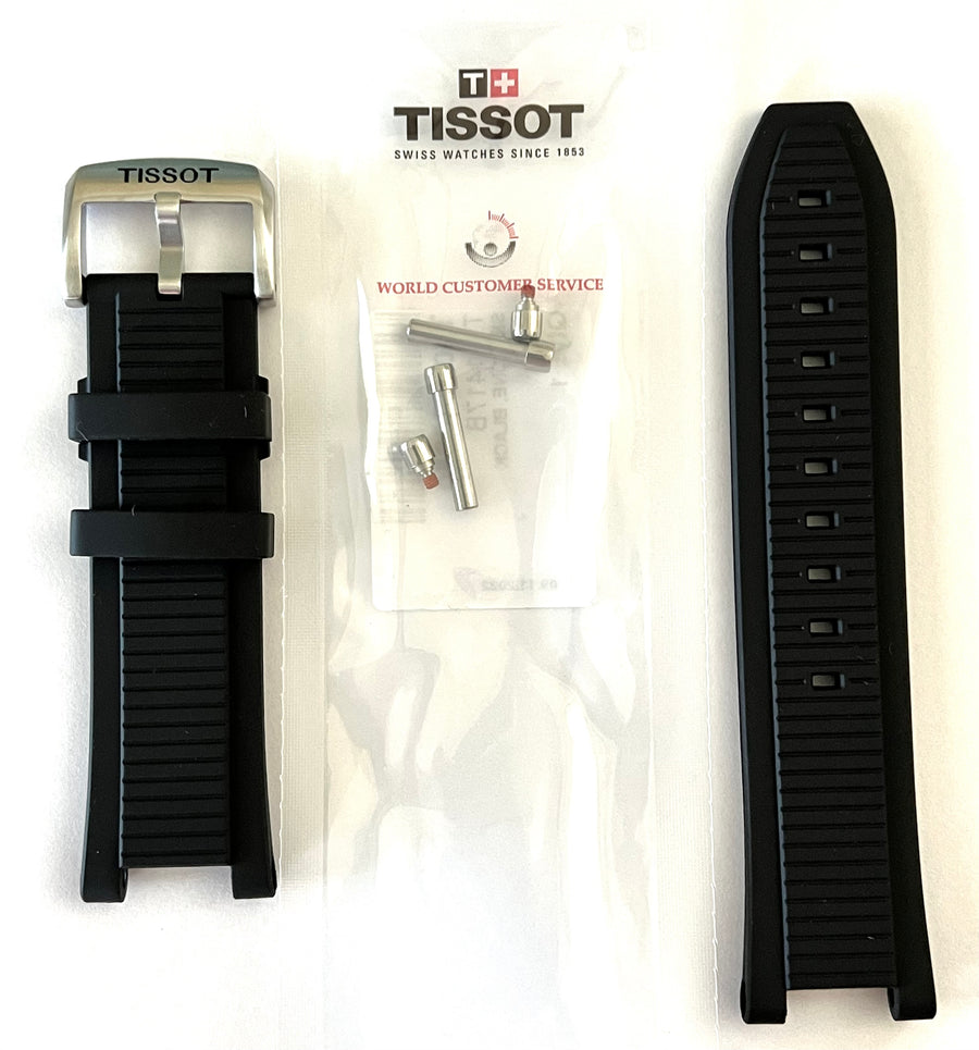 Tissot t shop race rubber strap