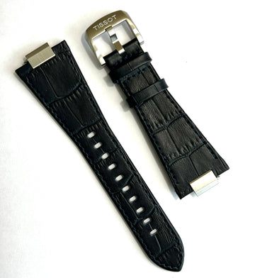 Tissot PRX T137407A Blue Leather Watch Band Strap - WATCHBAND EXPERT