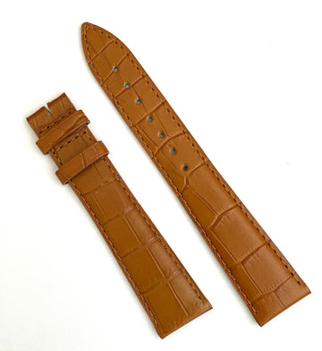 Longines 20mm Brown Leather Watch Band Strap - WATCHBAND EXPERT