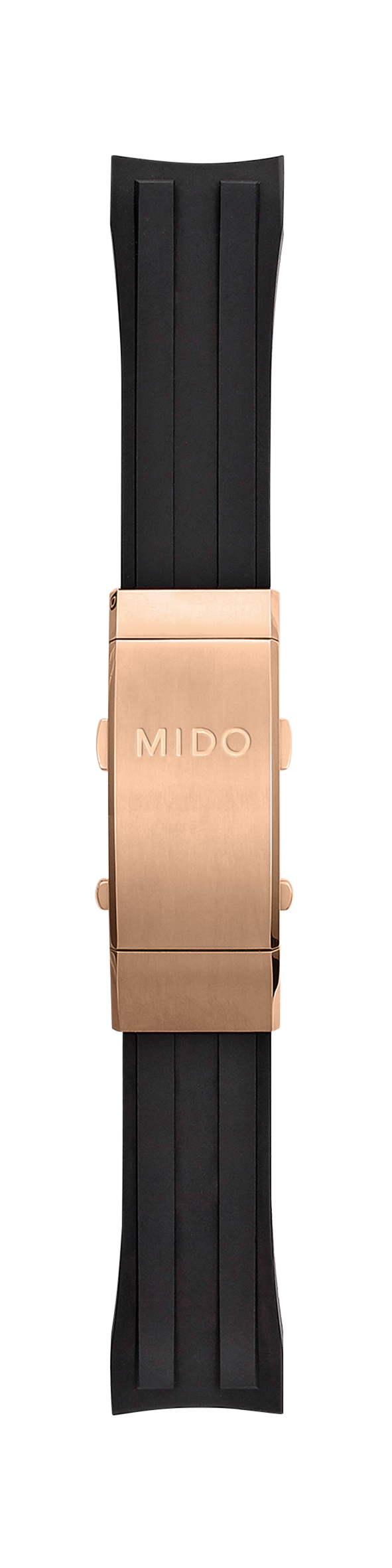 MIDO Ocean Star M026430A Black Rubber Band Strap - WATCHBAND EXPERT