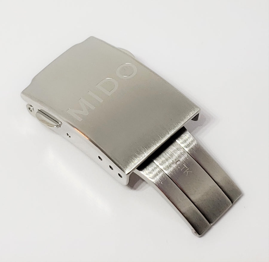 MIDO Ocean M002617A Steel Clasp Buckle - WATCHBAND EXPERT