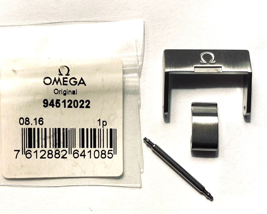 OMEGA 20mm SILVER CLASP BUCKLE # 94512022 - WATCHBAND EXPERT