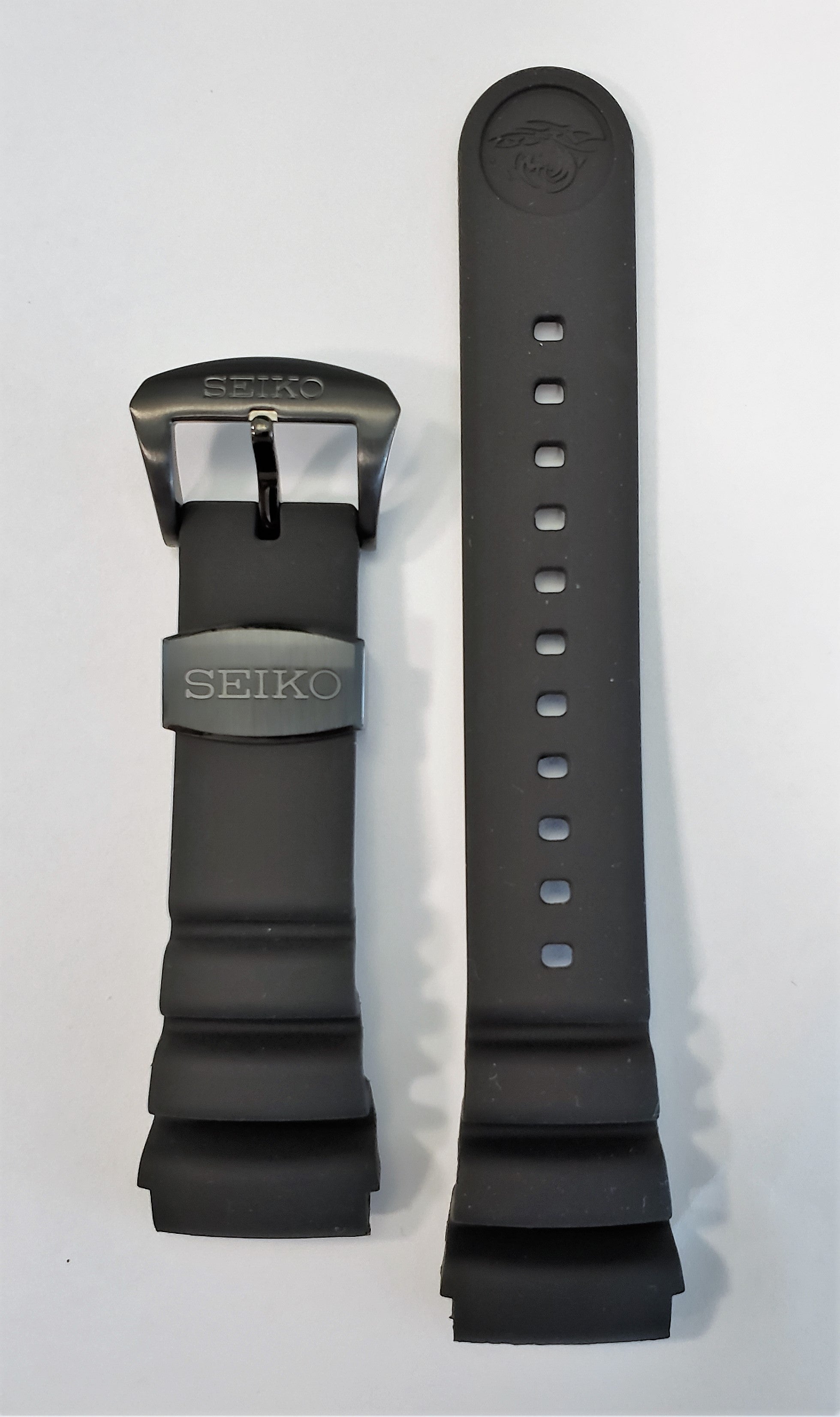 Seiko 24mm cheap rubber strap