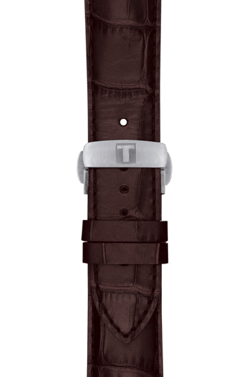 Tissot Powermatic 22mm T086408A, T086407A Brown Leather Band - WATCHBAND EXPERT