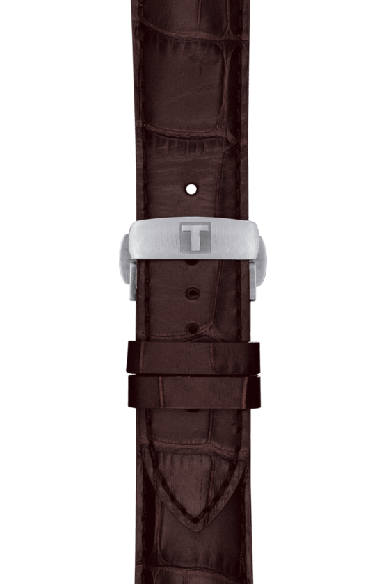 Tissot Powermatic 22mm T086408A, T086407A Brown Leather Band - WATCHBAND EXPERT