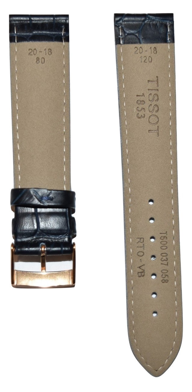 Tissot PR 100 Blue Leather Strap