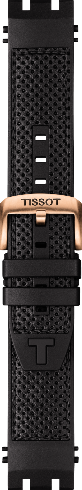 Tissot T-Race Model # T115417 Black Rubber Watch Band - WATCHBAND EXPERT