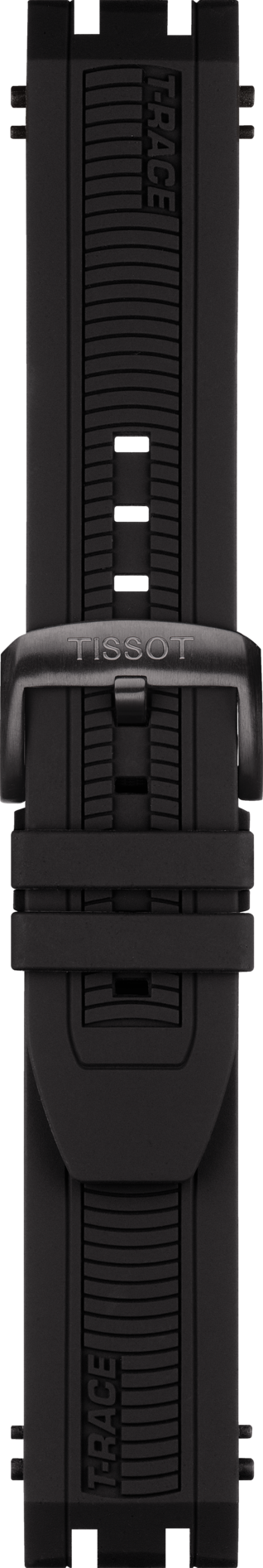 Tissot T-Race Model # T115417 Black Rubber Watch Band - WATCHBAND EXPERT