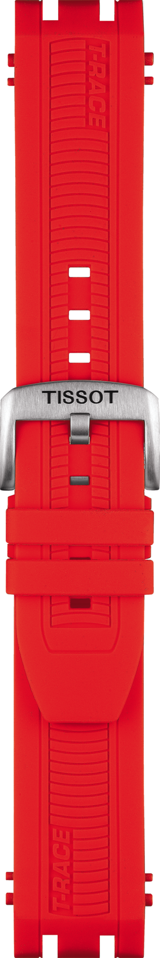 Tissot T-Race Model # T115417 Red Rubber Watch Band - WATCHBAND EXPERT