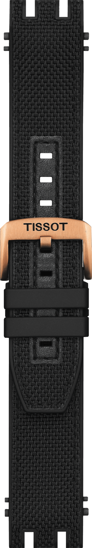 Tissot T-Race T115417 Black Rubber Watch Band Strap - WATCHBAND EXPERT