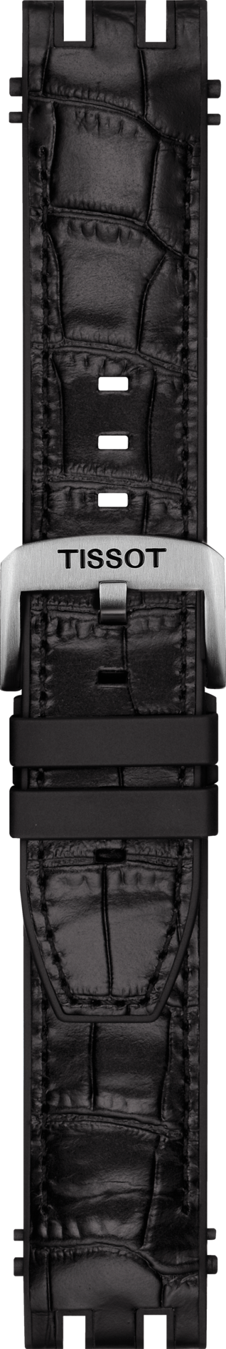 Tissot T-Race T115407 Black Rubber Watch Band Strap - WATCHBAND EXPERT