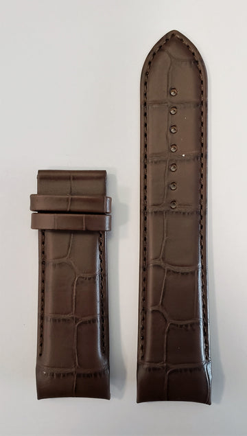 Tissot Couturier 24mm T035614A Brown Leather Watch Band - WATCHBAND EXPERT